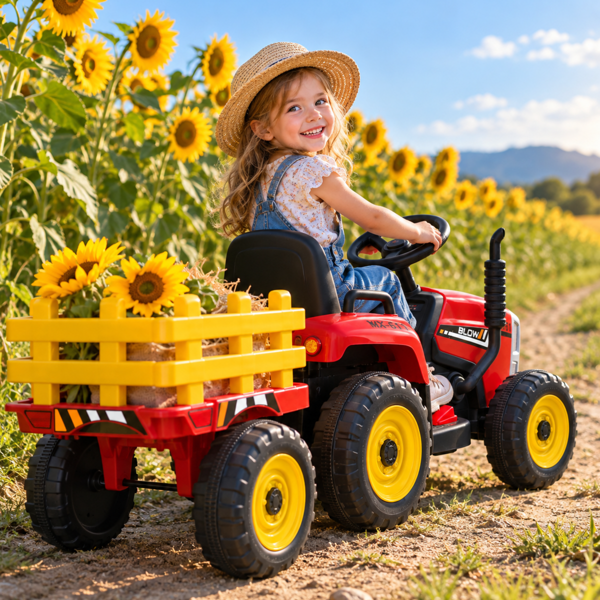 Tractor eléctrico para niños ELJET Tractor Lite - Wheelyshop