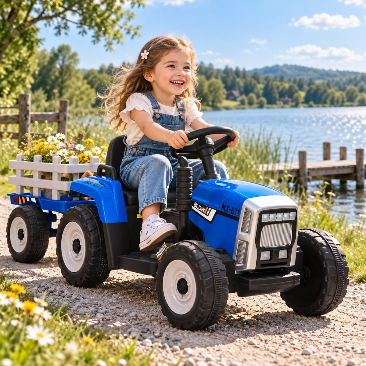 Tractor eléctrico para niños ELJET Tractor Lite - Wheelyshop