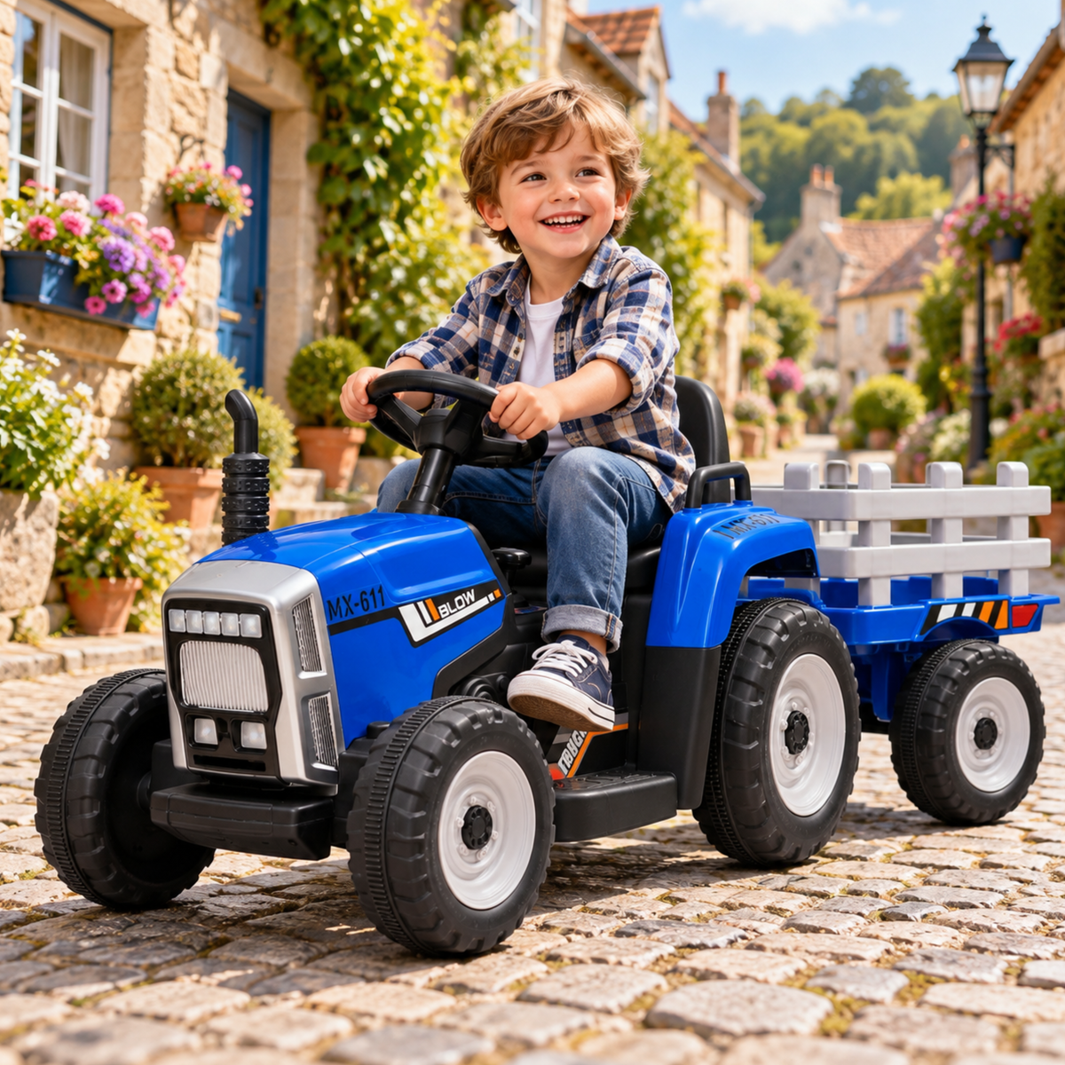 Tractor eléctrico para niños ELJET Tractor Lite - Wheelyshop