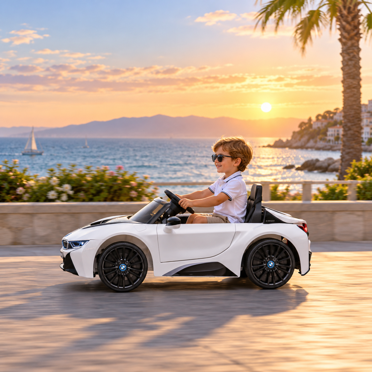Coche eléctrico para niños BMW i8 Coupe - Wheelyshop