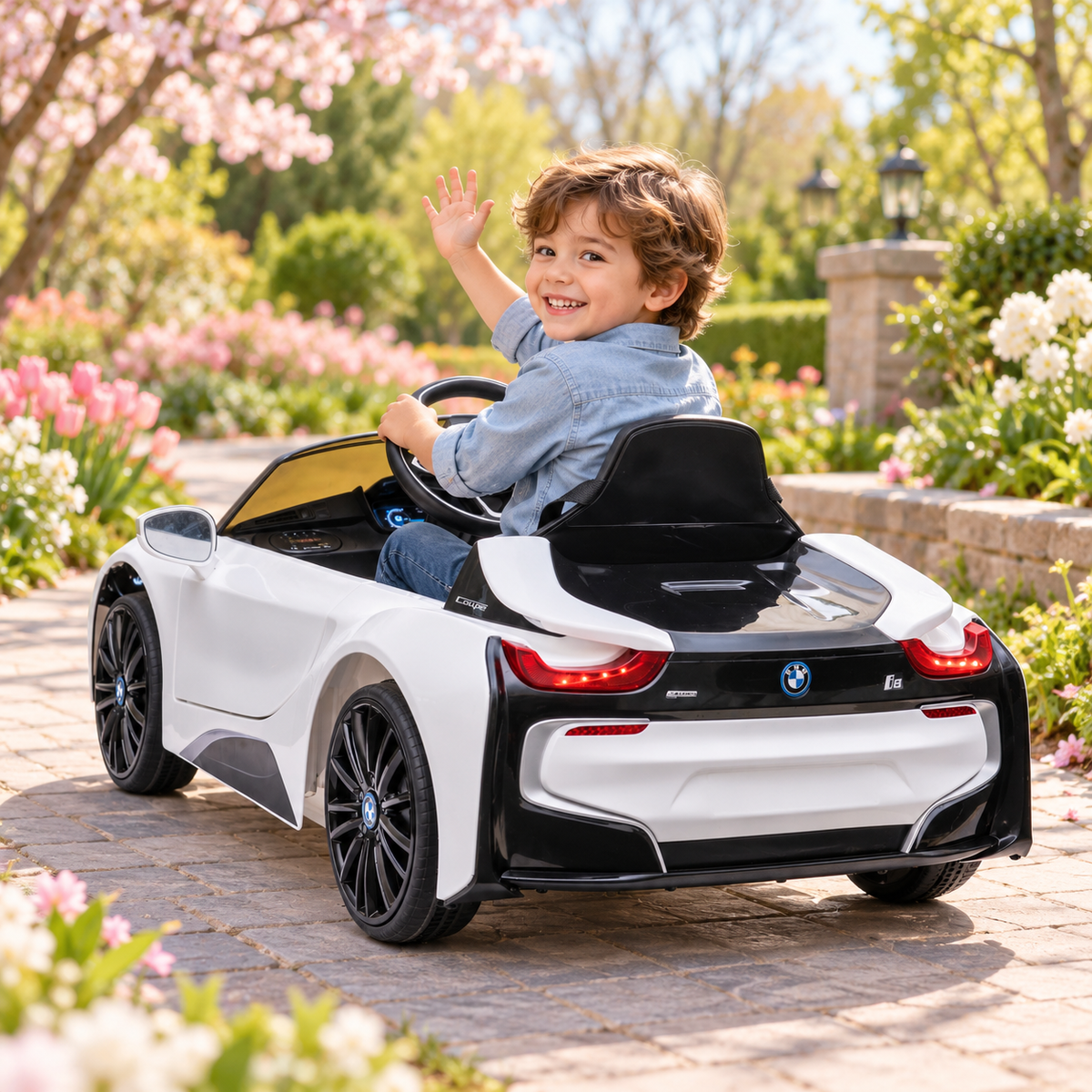 Coche eléctrico para niños BMW i8 Coupe - Wheelyshop