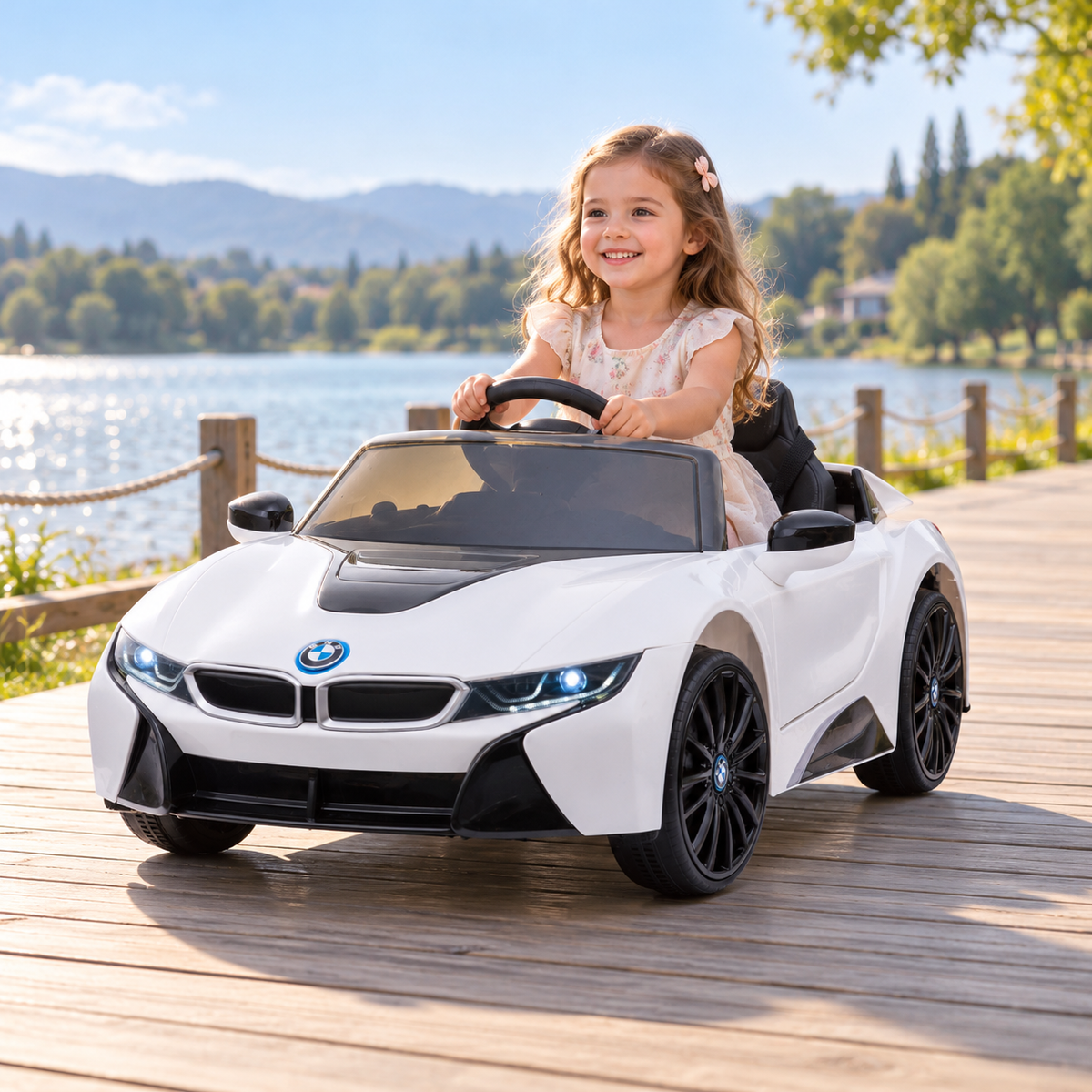 Coche eléctrico para niños BMW i8 Coupe - Wheelyshop