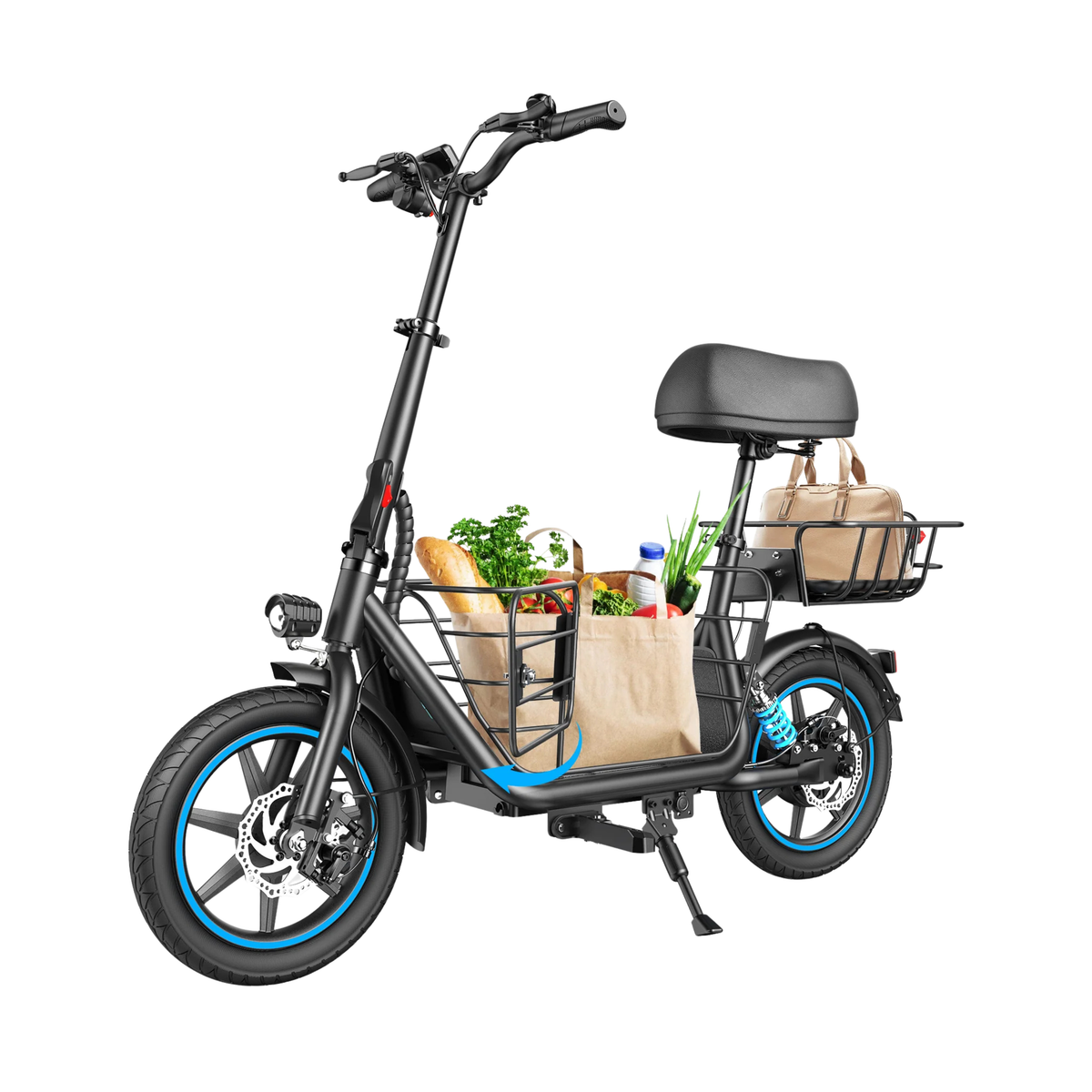 GYROOR C1 Plus, patinete eléctrico con sillín – Wheelyshop