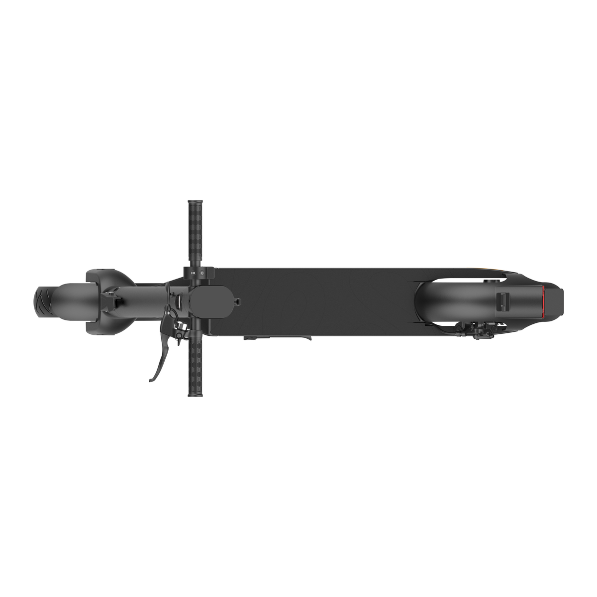 Patinete eléctrico HX D01 plegado, desde arriba