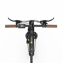 Manillar de la OneSport OT16-2 en color negro desde arriba