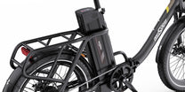 Portaequipajes de la OneSport OT16-2 vista de lado en color negro