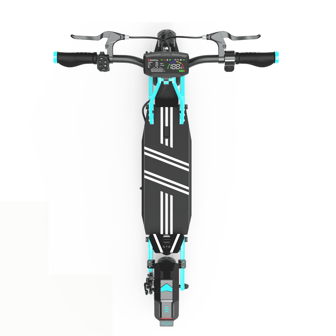 DriveTron DT10 electric scooter top view