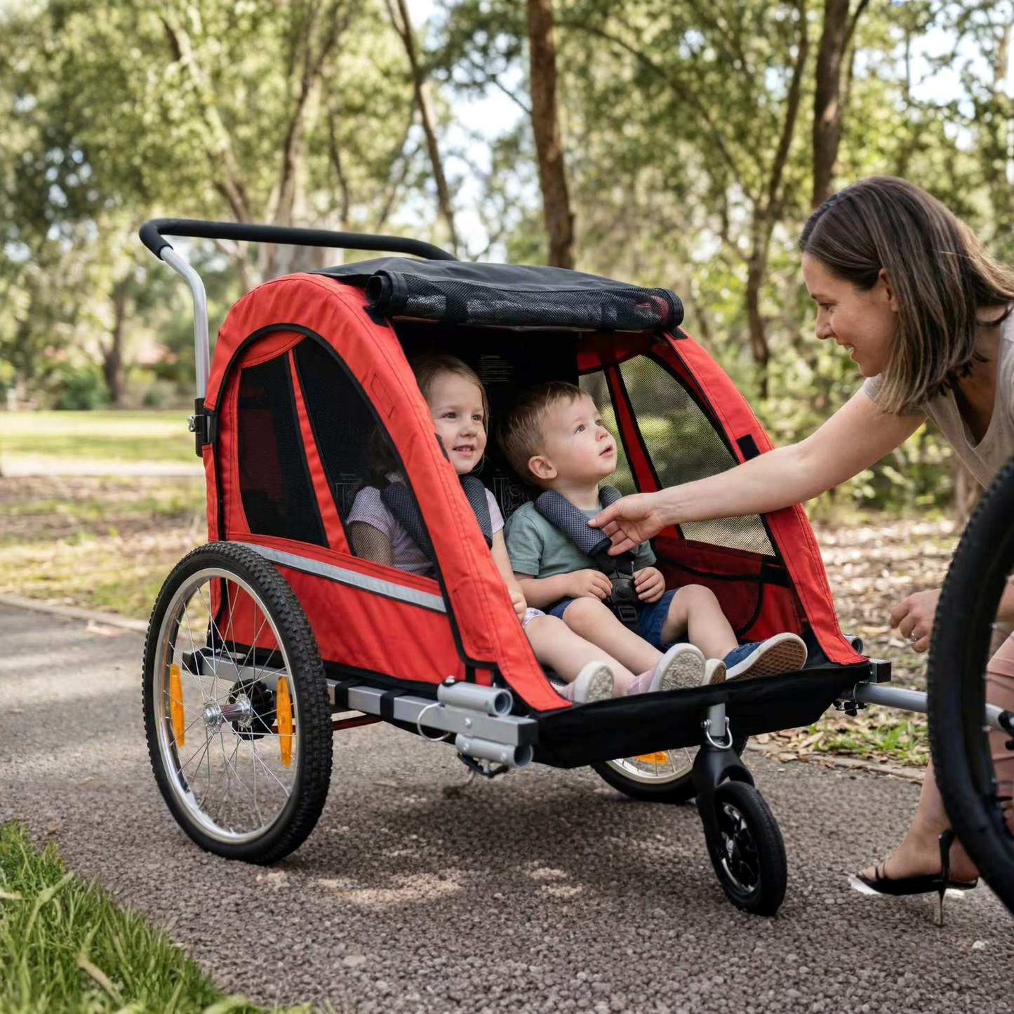 Smart barnvagn cykel BT511 - Remolque para niños - Wheelyshop