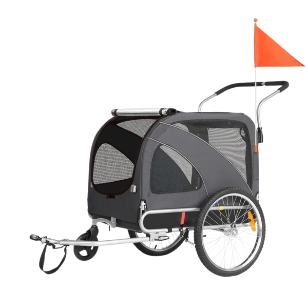 Bicicleta con remolque para mascotas inteligente 10202B - Remolque para mascotas - Wheelyshop