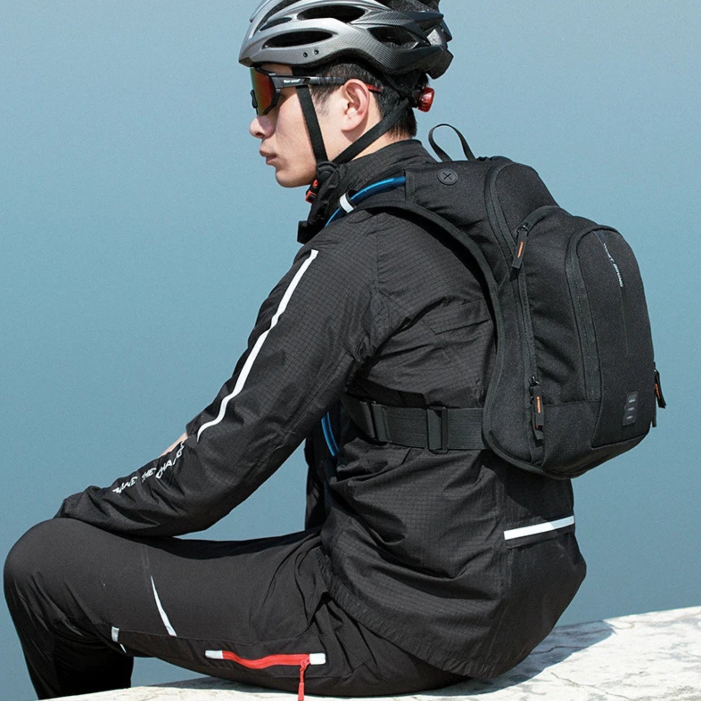 Smart ryggsäck med vätskeblåsa