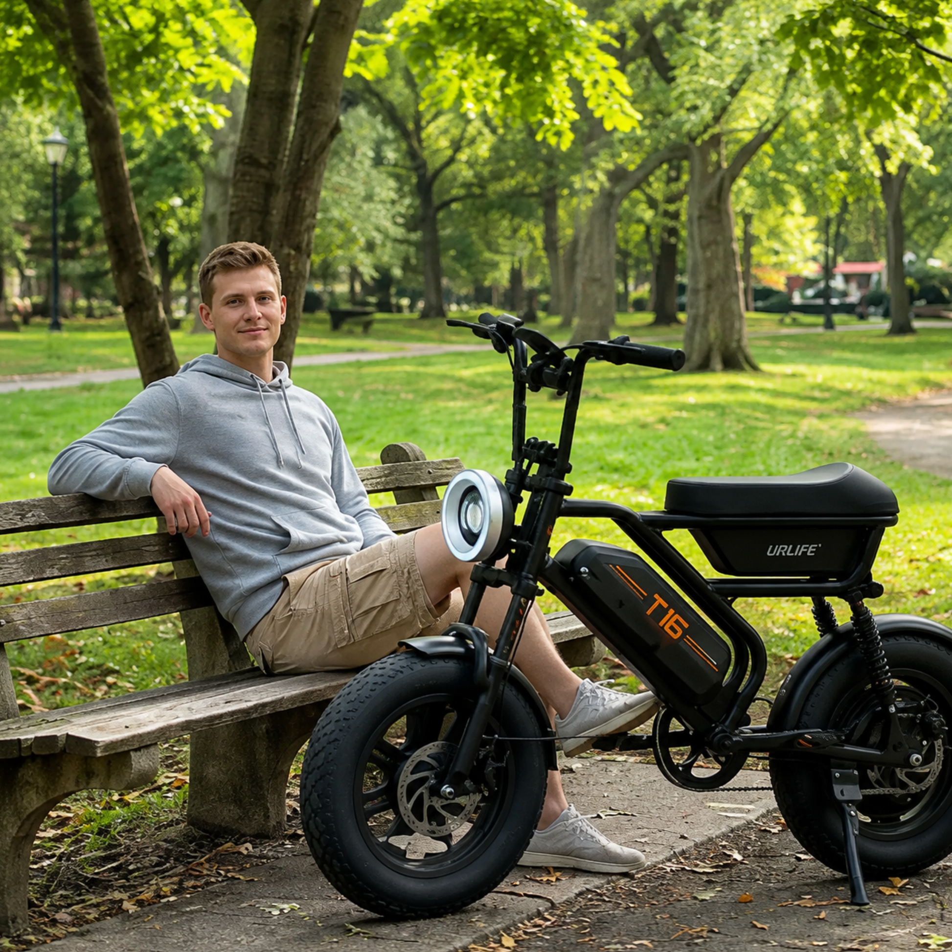 URLIFE T16 - Bicicleta eléctrica - Wheelyshop