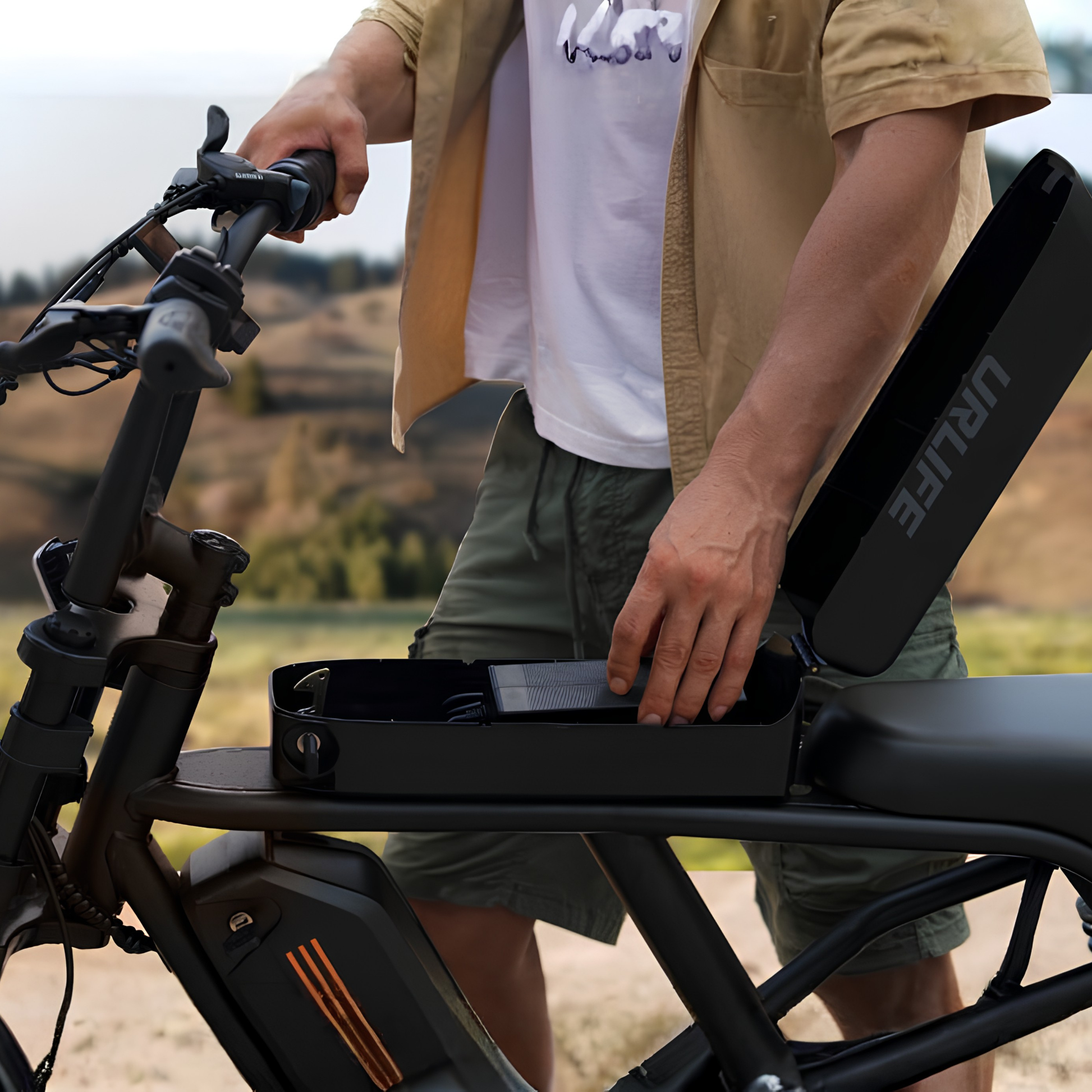 Bicicleta eléctrica URLIFE T2 con doble suspensión delantera y trasera – Wheelyshop