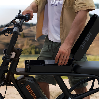 Bicicleta eléctrica URLIFE T2 con doble suspensión delantera y trasera – Wheelyshop