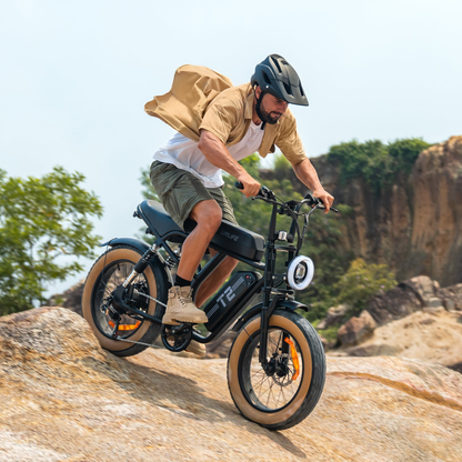 Bicicleta eléctrica URLIFE T2 con frenos de disco delante y detrás – Wheelyshop