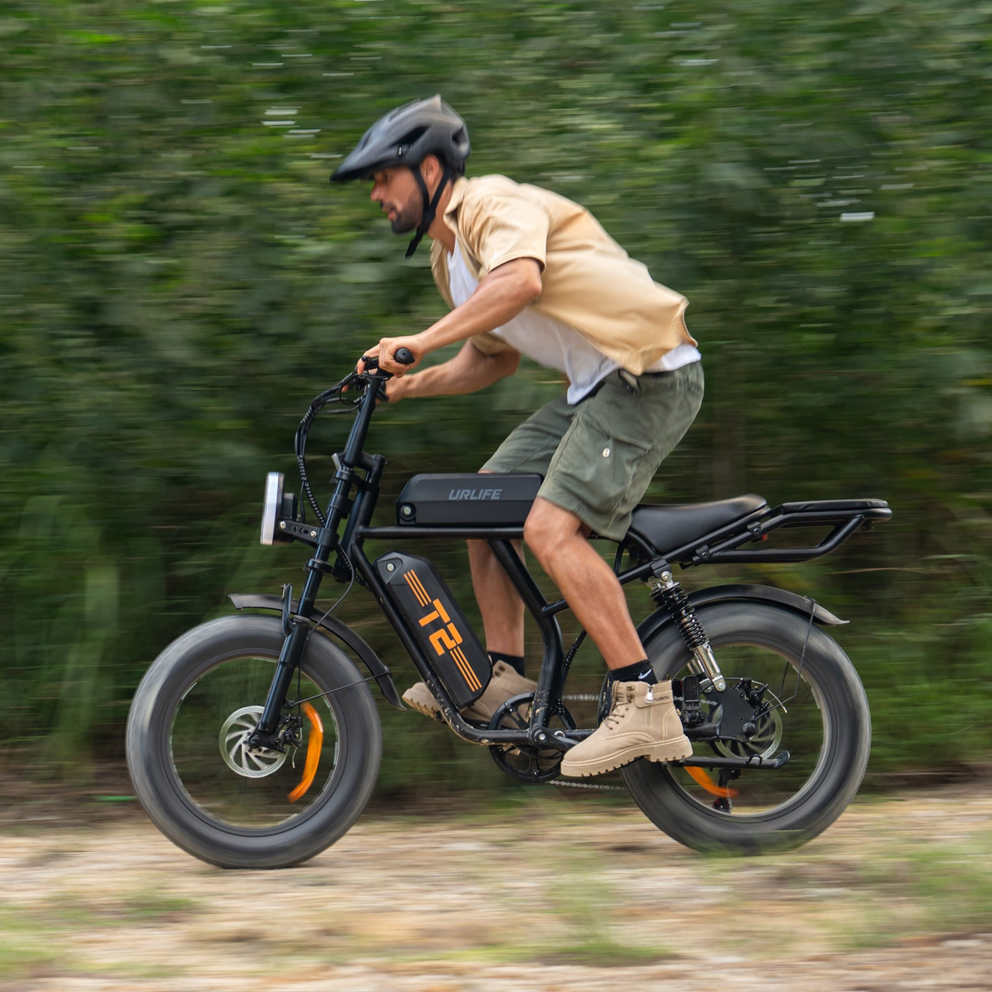 Bicicleta eléctrica URLIFE T2 con 7 marchas – Wheelyshop