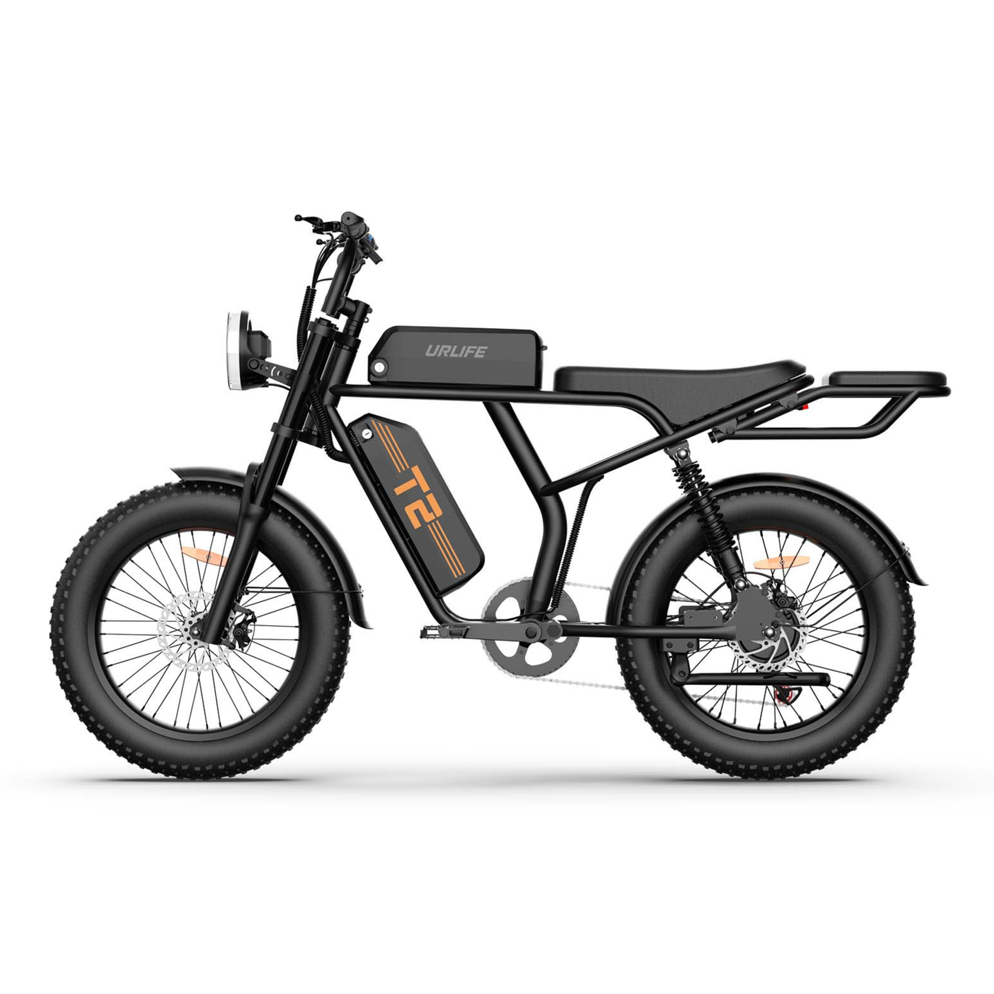 Bicicleta eléctrica URLIFE T2 con motor de 500W y 1500W de potencia máxima – Wheelyshop