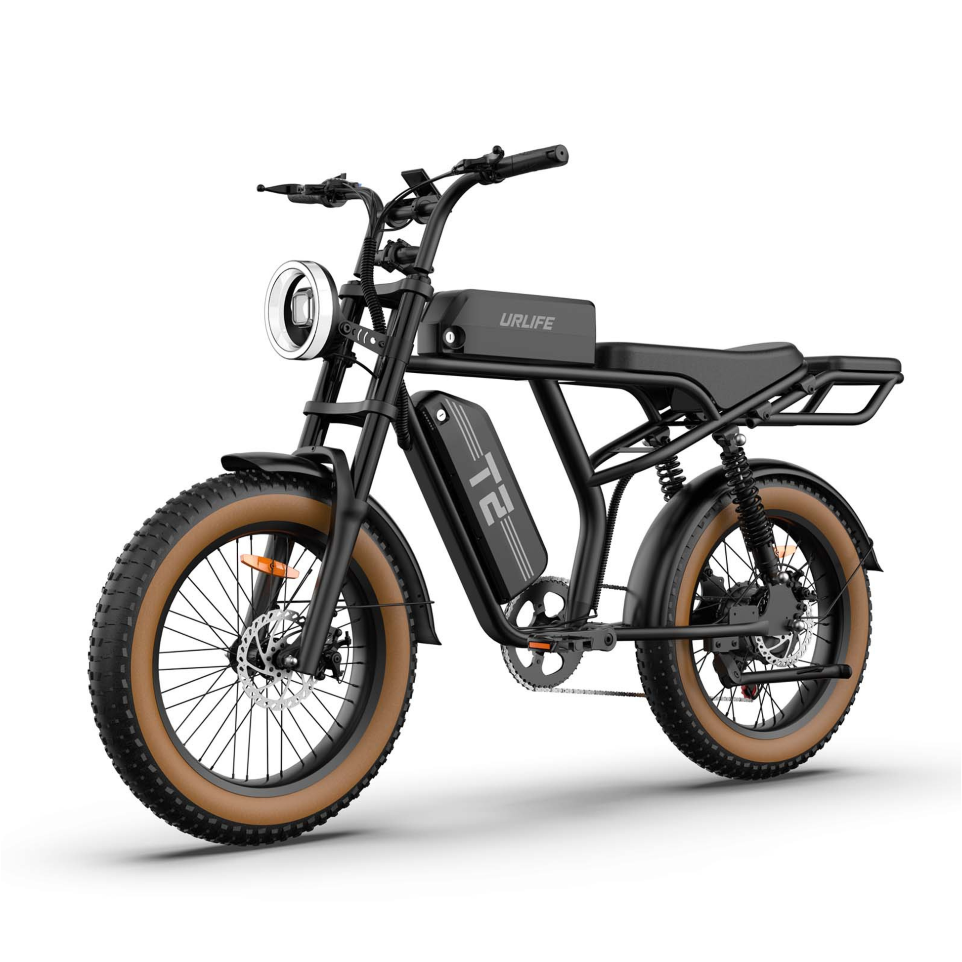 Bicicleta eléctrica URLIFE T2 con autonomía de hasta 100 km – Wheelyshop