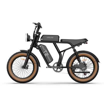 Bicicleta eléctrica URLIFE T2 con iluminación LED delantera y trasera – Wheelyshop