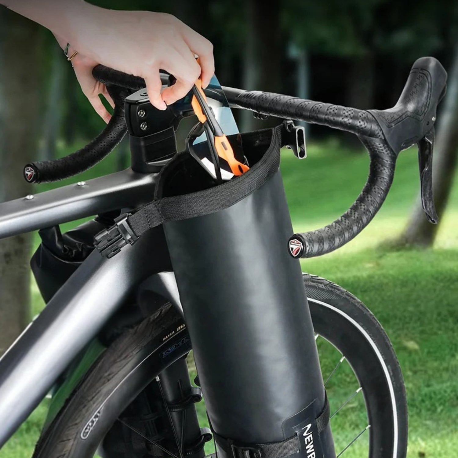 Vattentät frontväska för Cykel