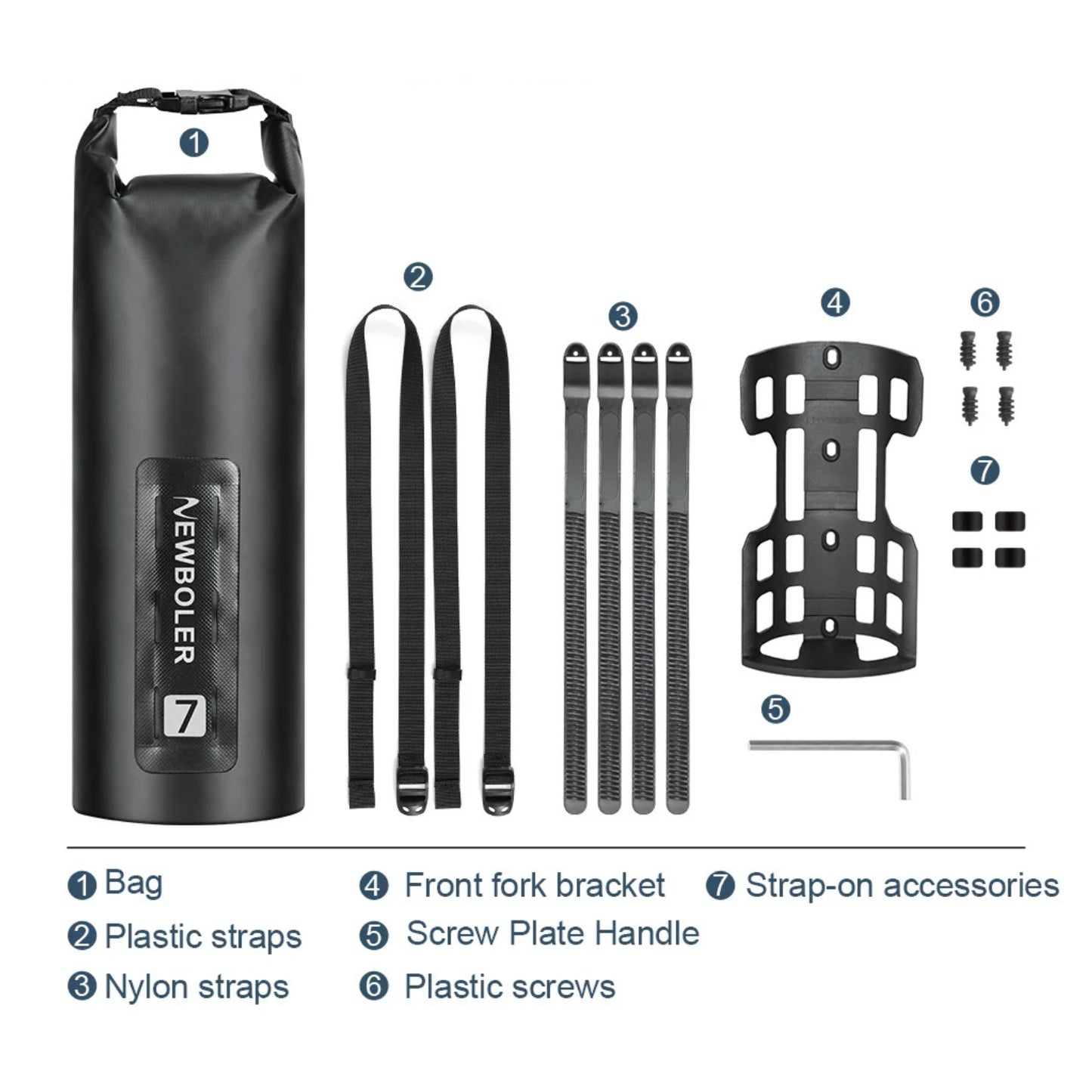 Vattentät frontväska för Cykel