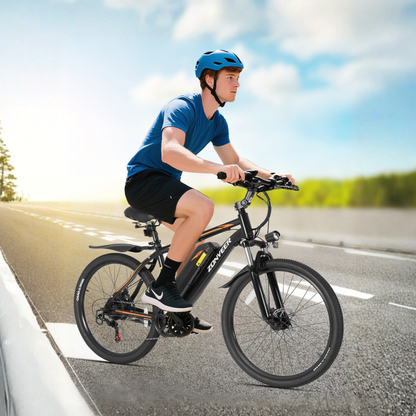 ZONVEER M26 bicicleta eléctrica con neumáticos de aire de 26 pulgadas – Wheelyshop