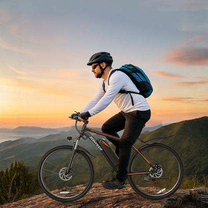 ZONVEER M26 bicicleta eléctrica con suspensión delantera – Wheelyshop
