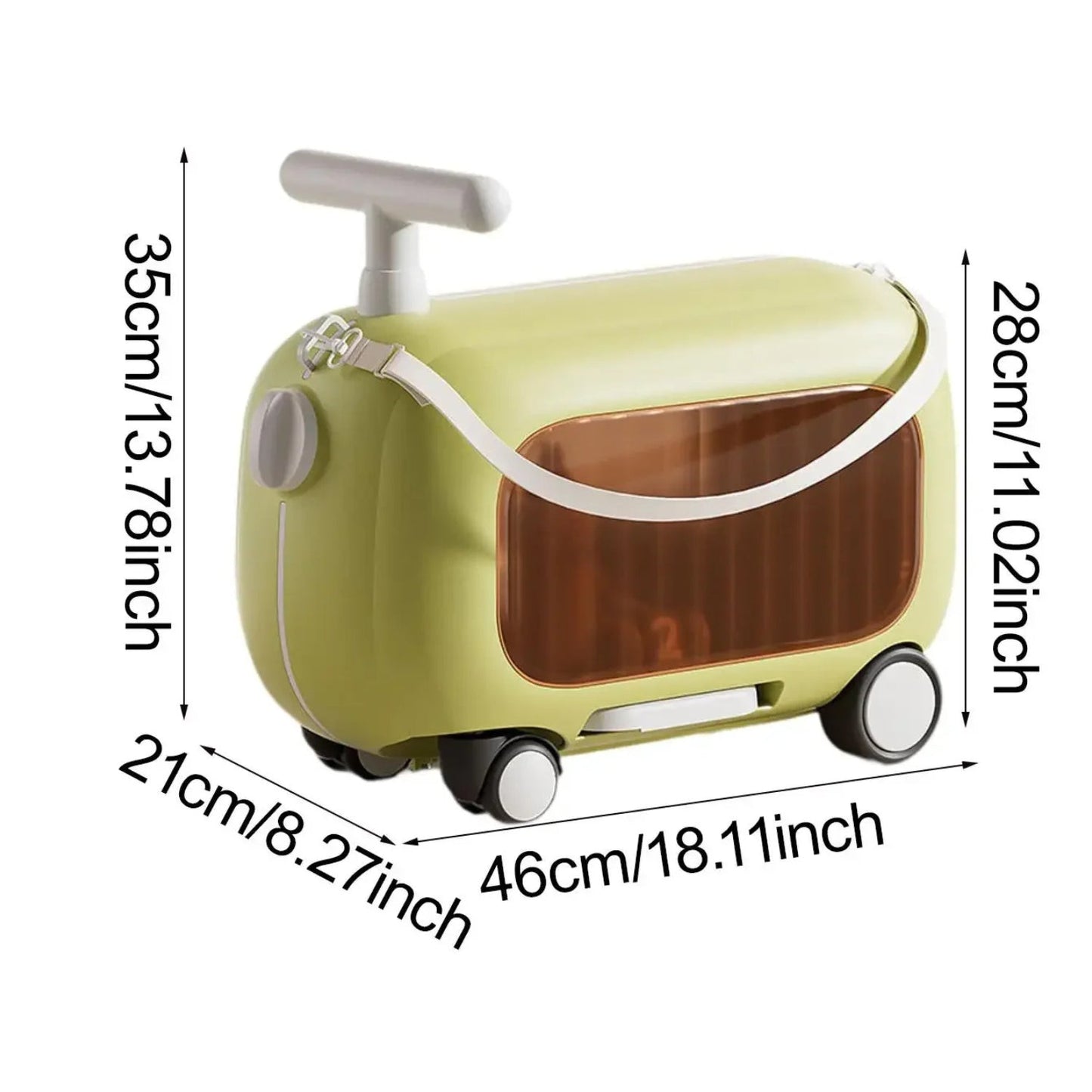 Åkbar resväska för barn – Classic Edition - Åkbar resväska - Wheelyshop