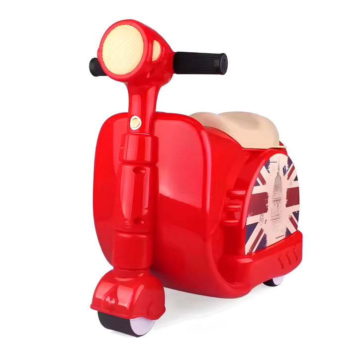 Maleta montable para niños RideFun Edition en rojo vista de frente