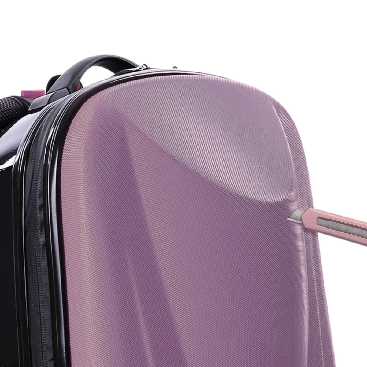 Detalle de la maleta patinete Urban Glide Edition en morado