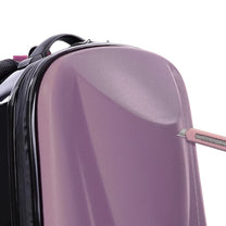 Detalle de la maleta patinete Urban Glide Edition en morado