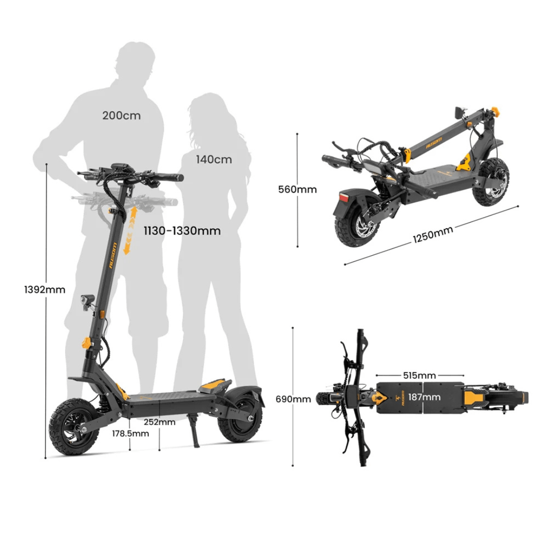 Ausom L1 ABE - Elsparkcykel - Wheelyshop