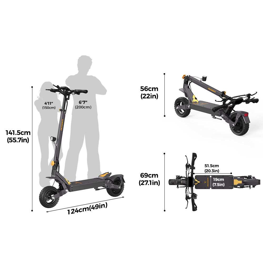 Ausom L1 - Patinete eléctrico - Tienda de ruedas