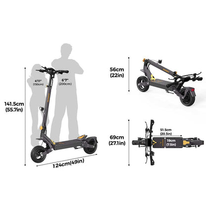 Ausom L1 - Patinete eléctrico - Tienda de ruedas