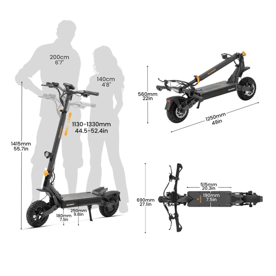 Ausom L1 Max - Electric scooter - Wheelyshop