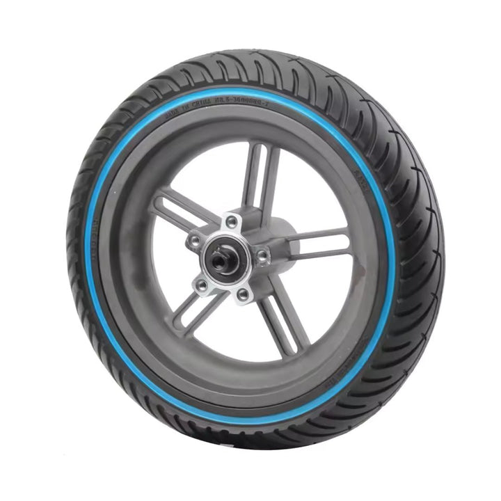 Rueda trasera semisólida de 8,5" Line Edition para Xiaomi con detalles azules