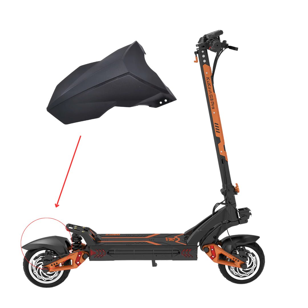 Guardabarros trasero KuKirin G3 Pro - Recambio - Wheelyshop
