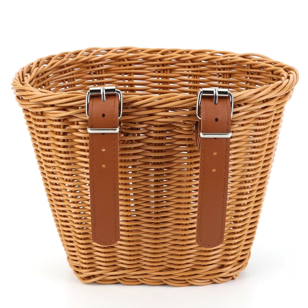 Cesta de bicicleta Classic Edition, vistas frontal y lateral
