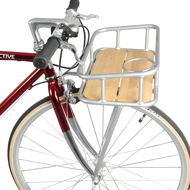 Cesta de bicicleta Retro Edition en una bicicleta