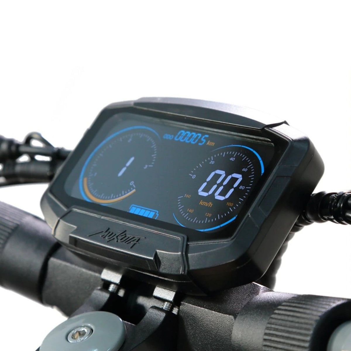 Display, acelerador y tarjeta NFC para VSETT 9/9+/10+ & ZERO 8X/10X en el patinete eléctrico en primer plano