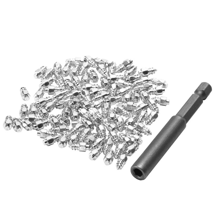 Clavos para neumáticos con punta de montaje, todas las piezas del set