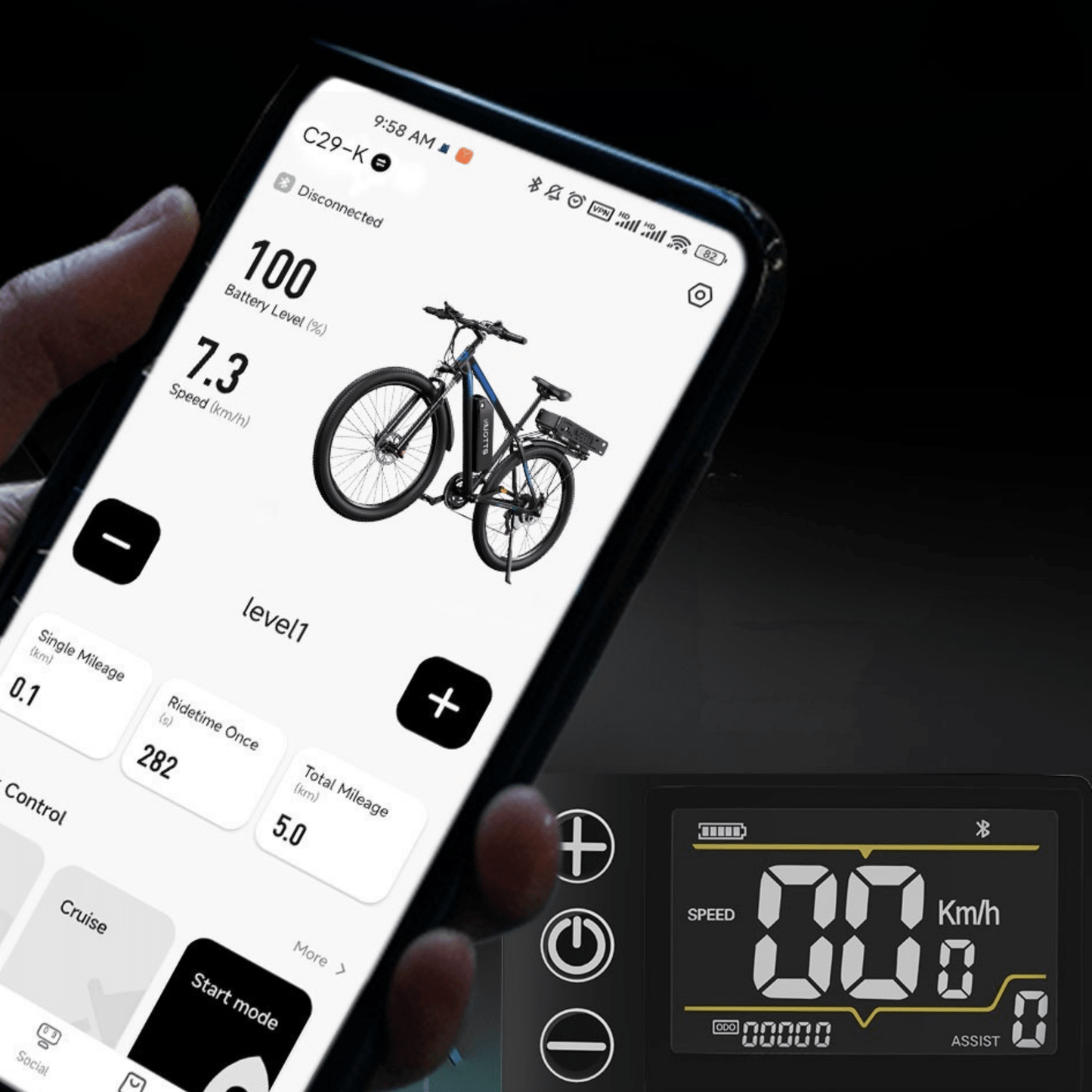 Duotts C29 - K - Elcykel - Wheelyshop