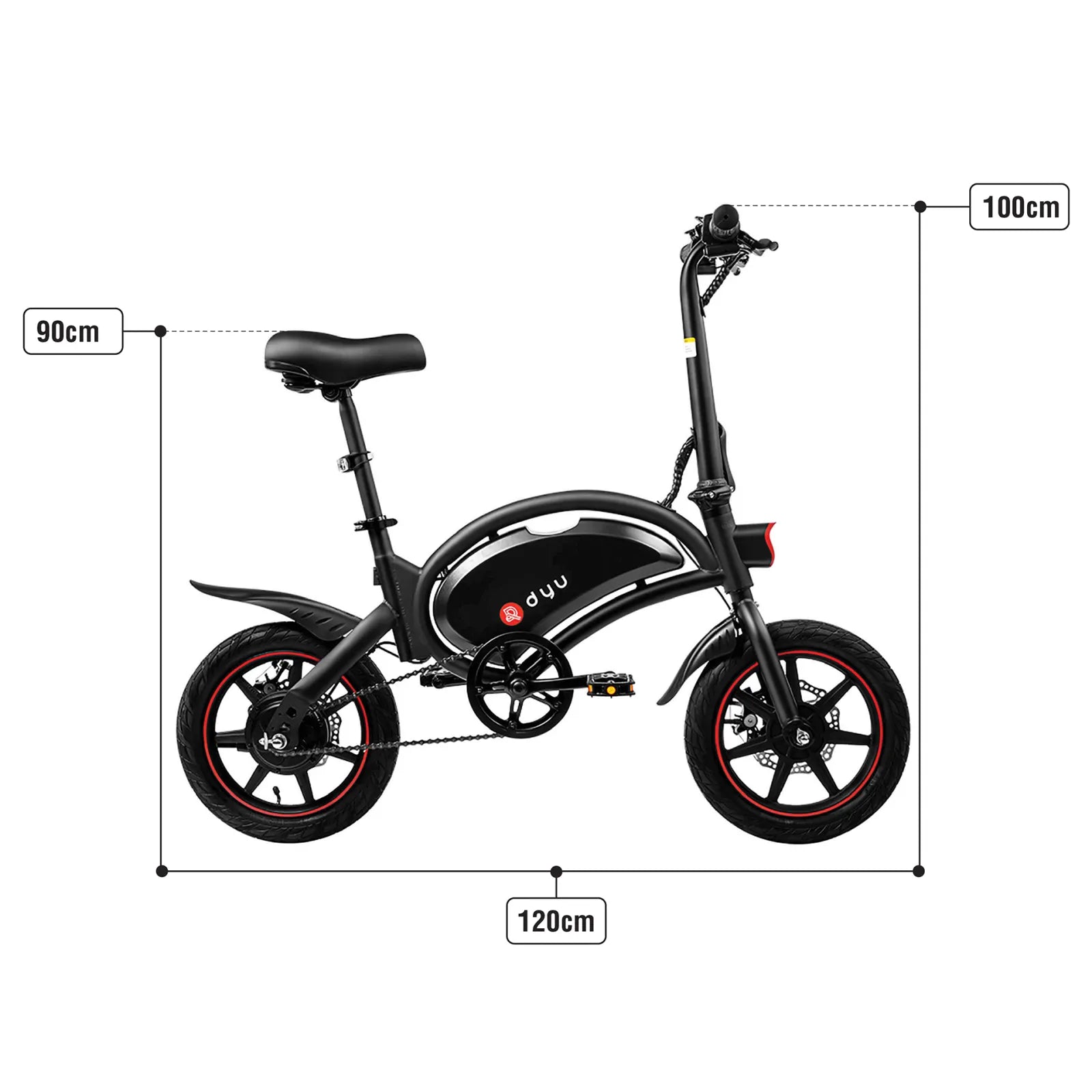 DYU D3F - Electric bike - Wheelyshop