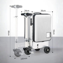 Medidas de la maleta eléctrica montable AeroDrive Edition