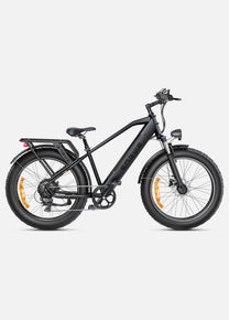 Bicicleta eléctrica fat bike ENGWE E26 vista de lado en color gris
