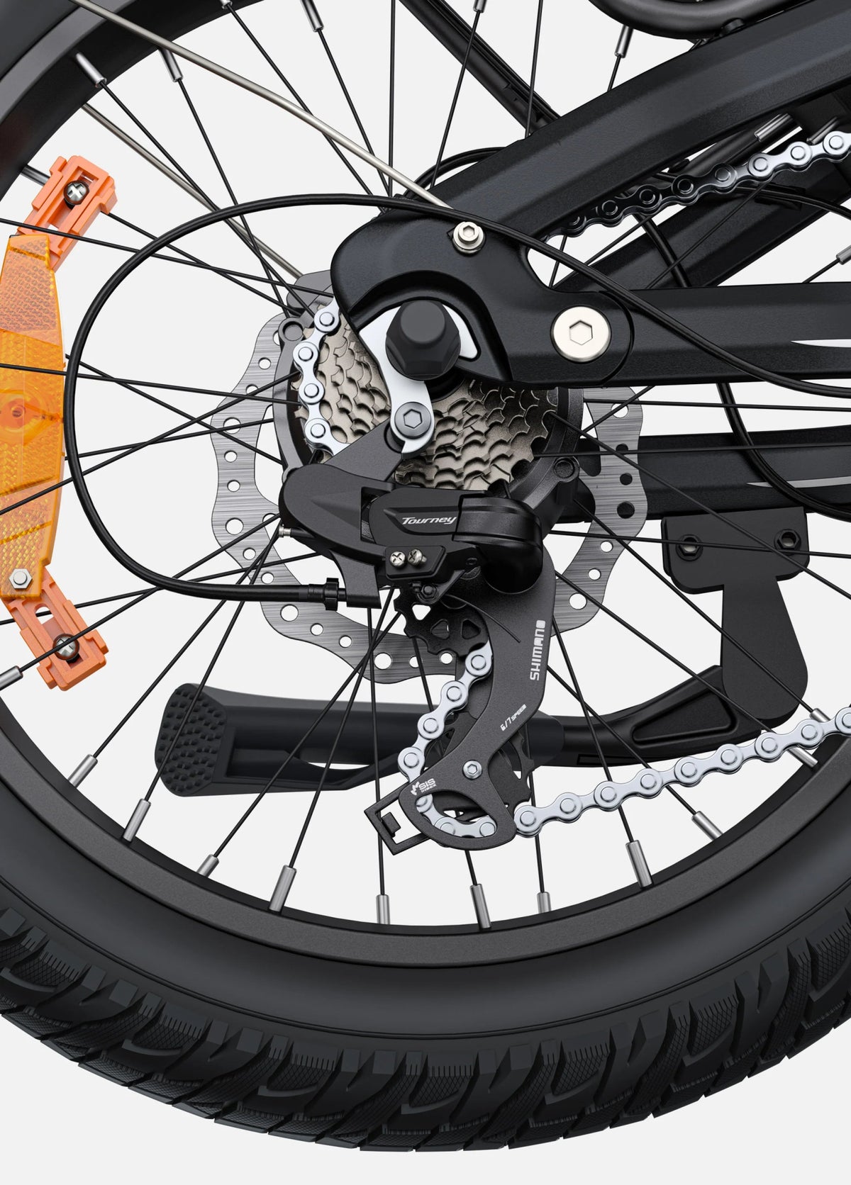 Rueda trasera de la ENGWE L20 3.0 Boost