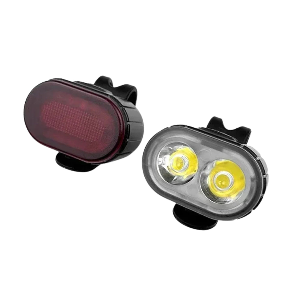Carga por USB: kit de luces delanteras y traseras para bicicleta