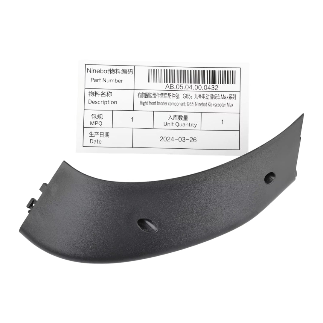 Cubierta del marco frontal para Ninebot G2, parte inferior