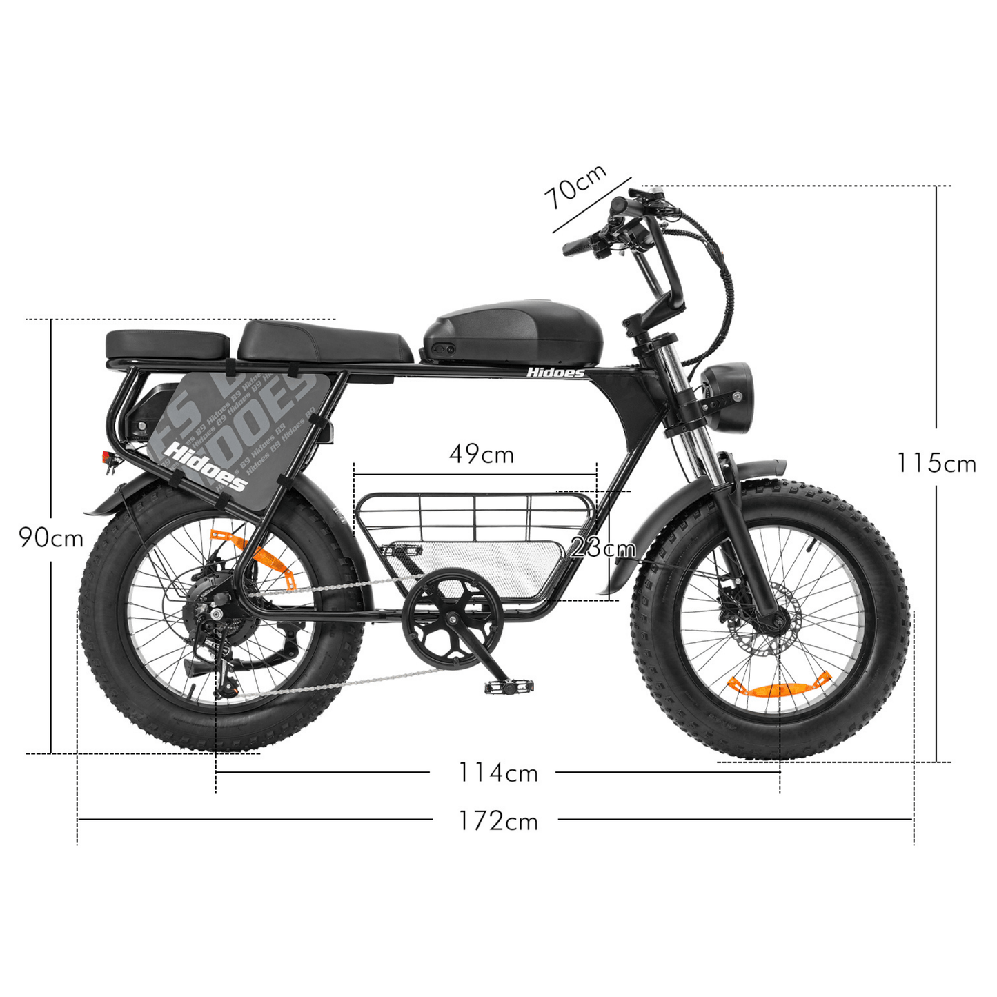 Hidoes B9 - Bicicleta eléctrica - Tienda de ruedas