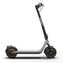 Patinete eléctrico HIKERBOY CURTIS DUAL PRO visto desde el lado opuesto en color gris