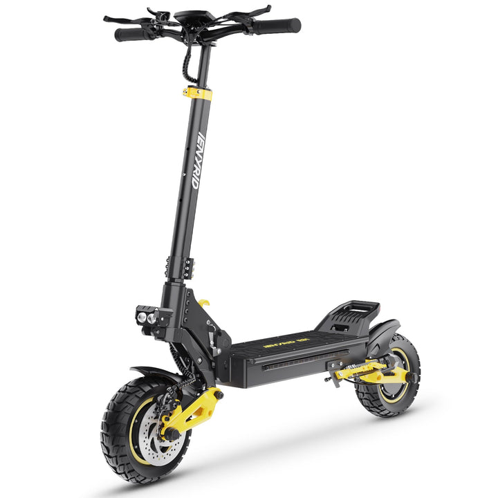 Patinete eléctrico iENYRID ES1 en vista frontal en ángulo